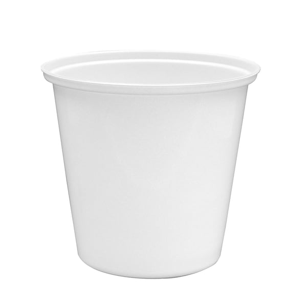 Hapco-Elmar R1030WHT-Essential 3 Qt. Round Ice Bucket Liner for R1000, White, PK 36 R1030WHT - main